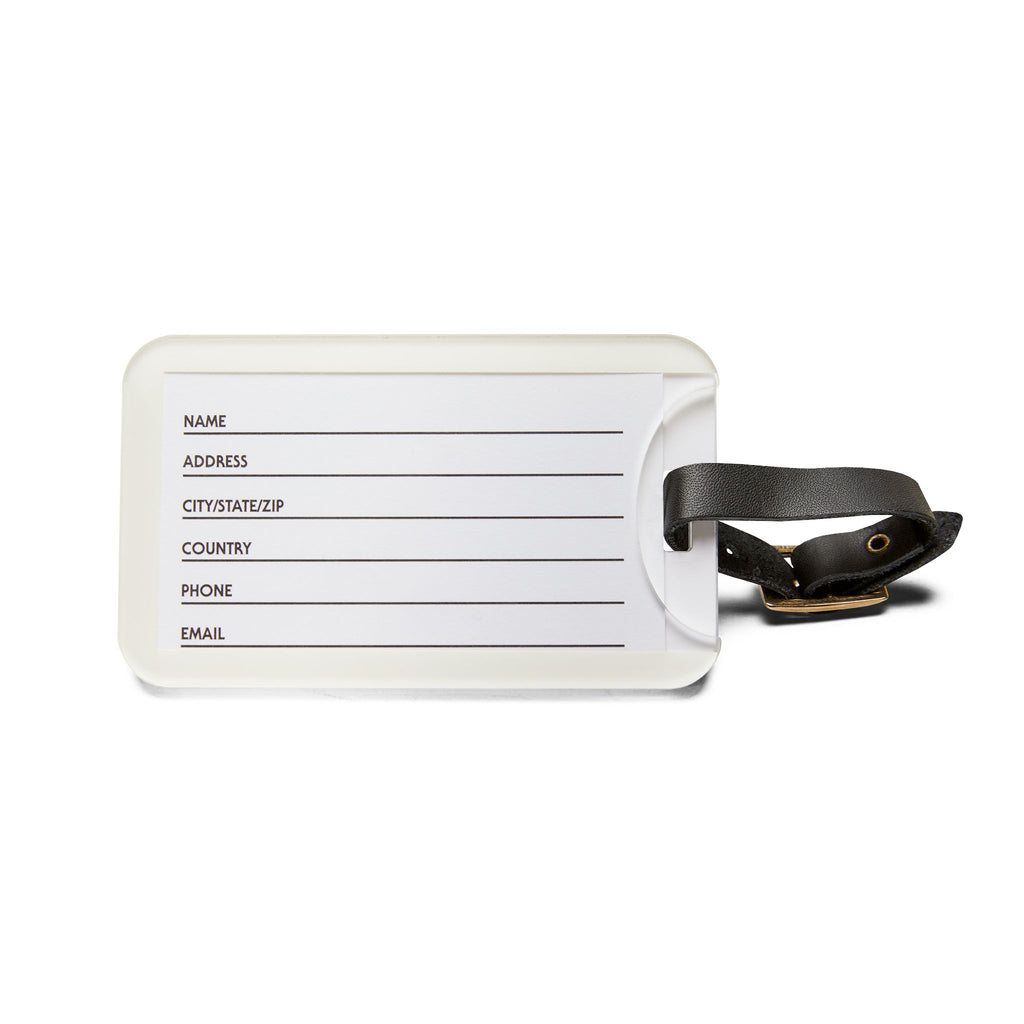 Luggage Tag — “Crude Yet Refined” Design