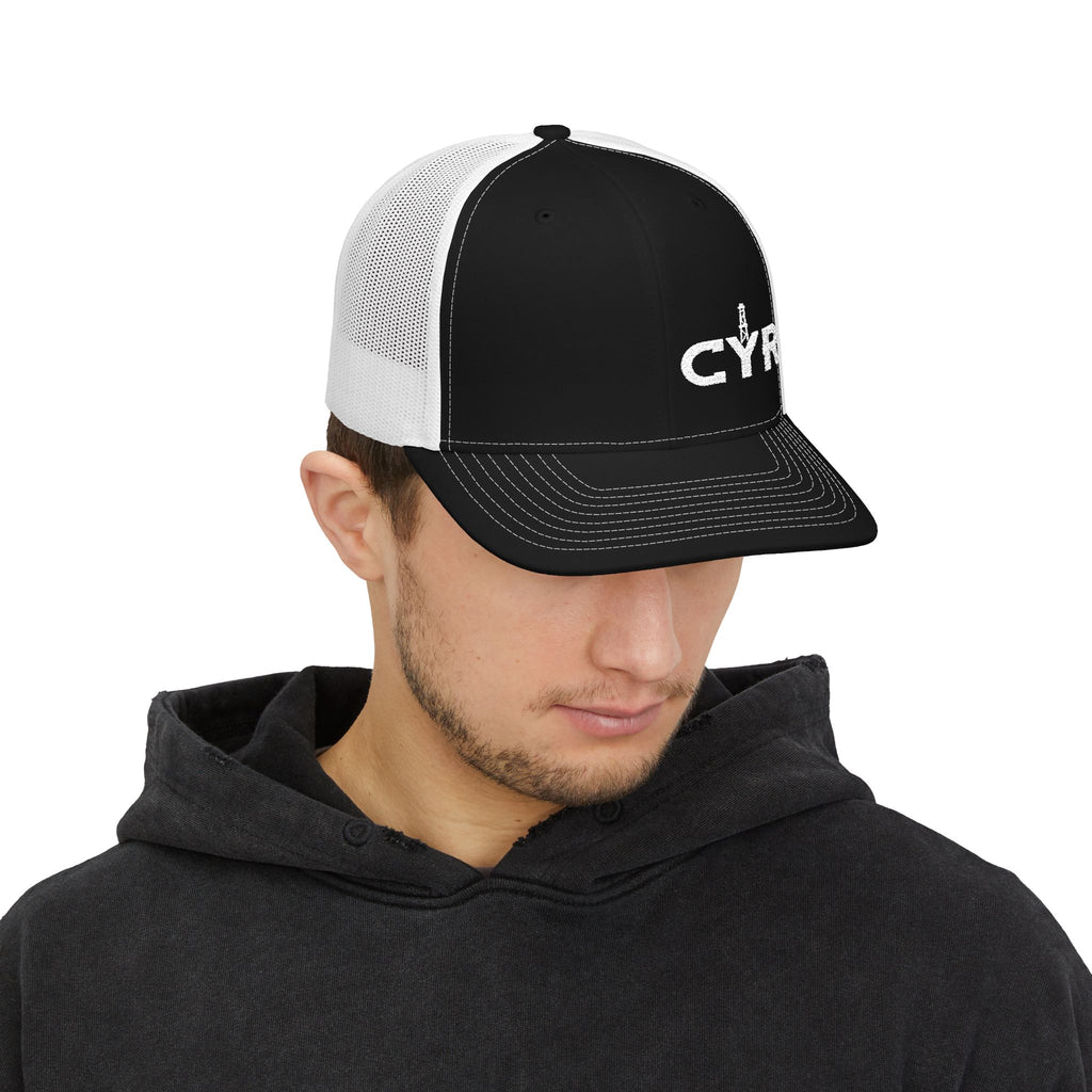 CYR Embroidered Trucker Cap — Snapback Mesh Hat