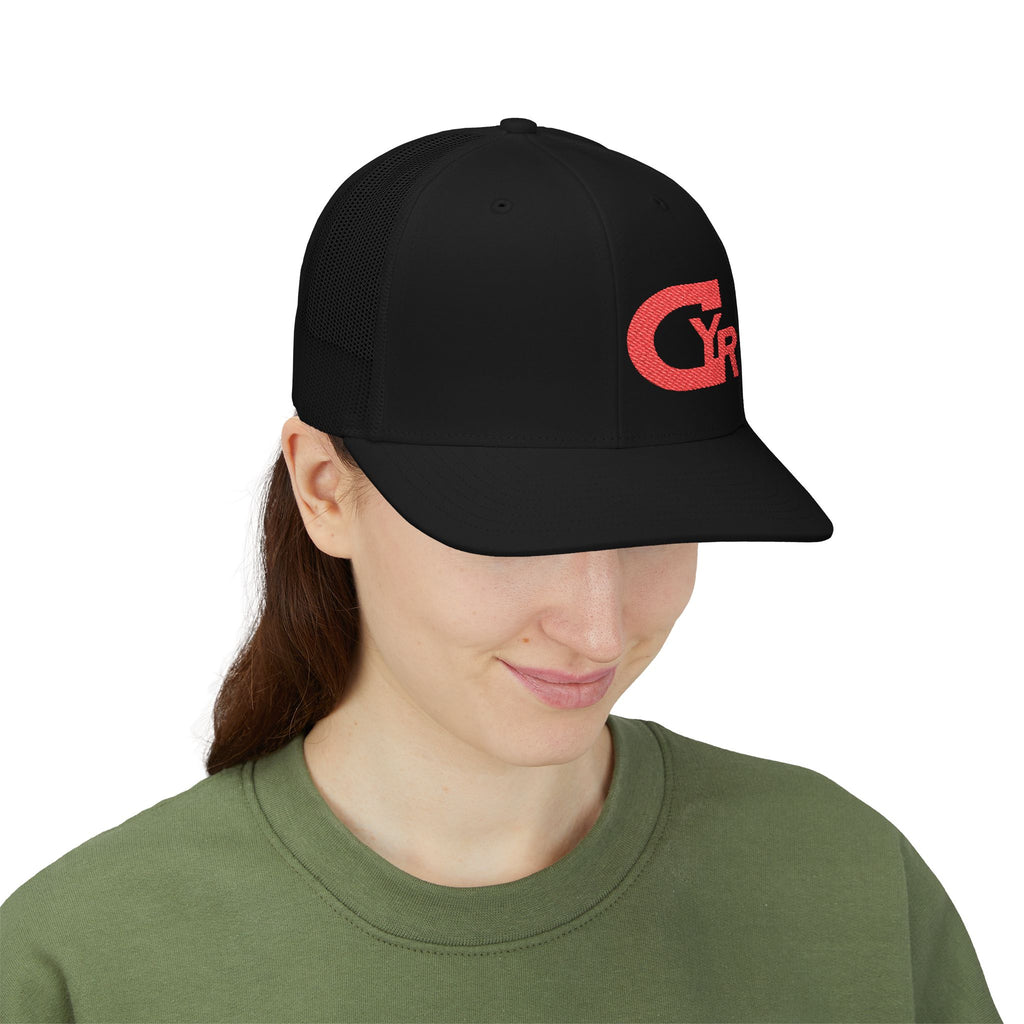Embroidered CYR Logo Trucker Snapback Cap