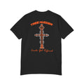 Tree Hugger T-Shirt — ‘Crude Yet Refined’ Oilfield Cross Design