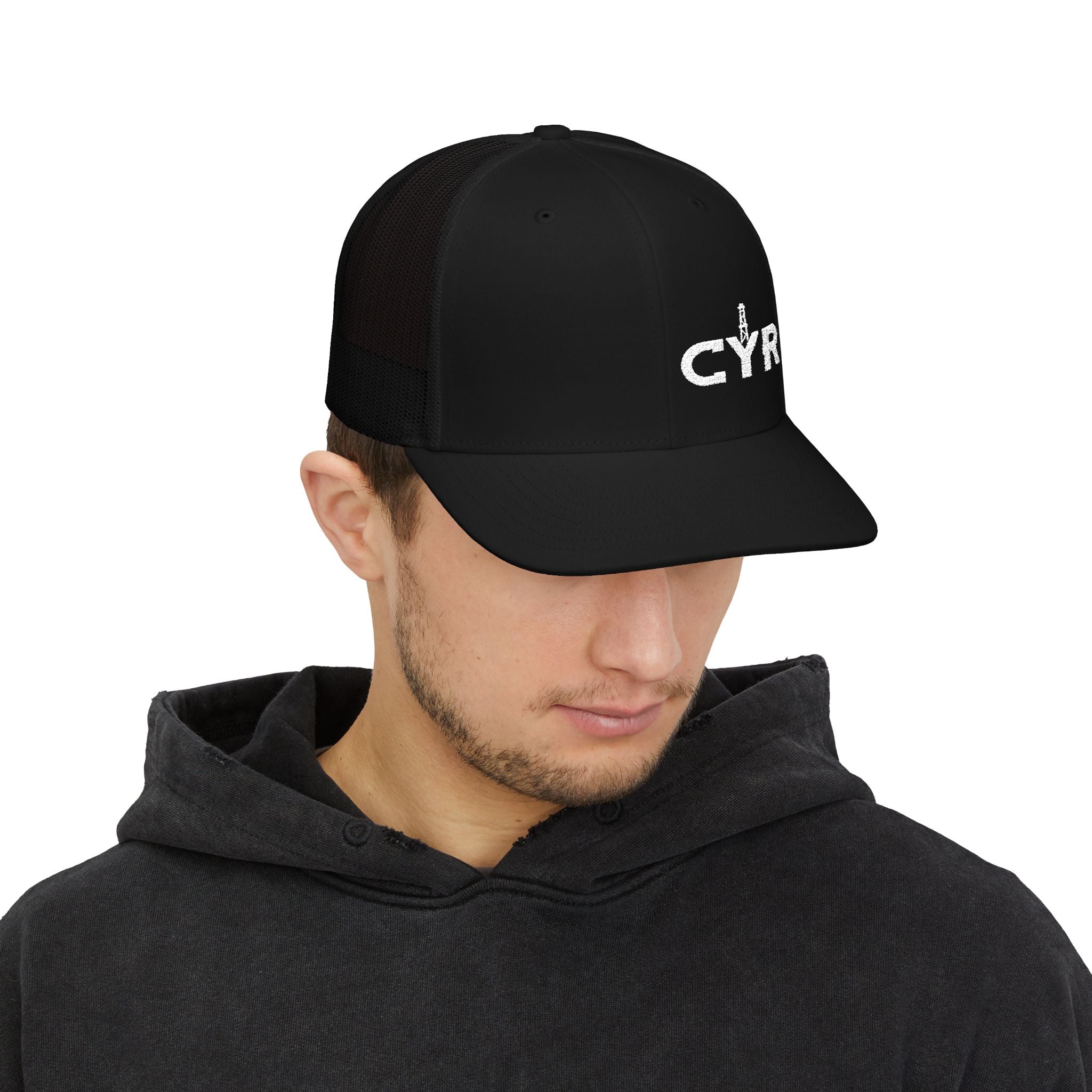 CYR Embroidered Trucker Cap — Snapback Mesh Hat