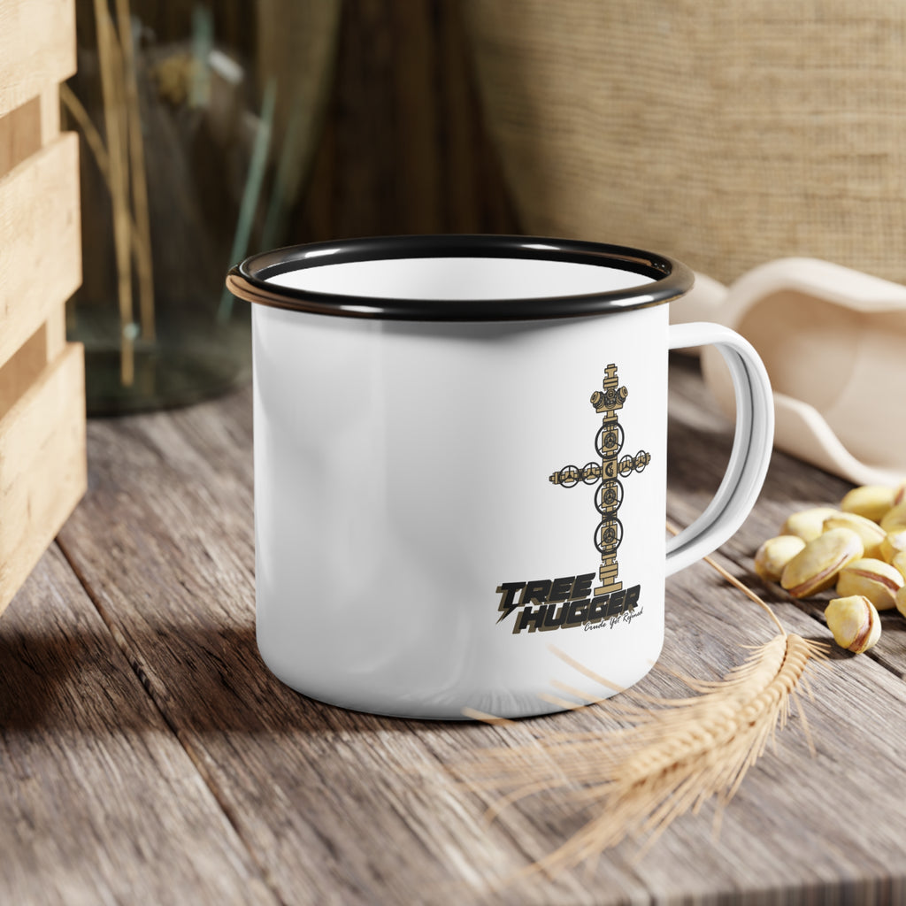 Enamel Camp Cup — "Crude Yet Refined" Camper Mug