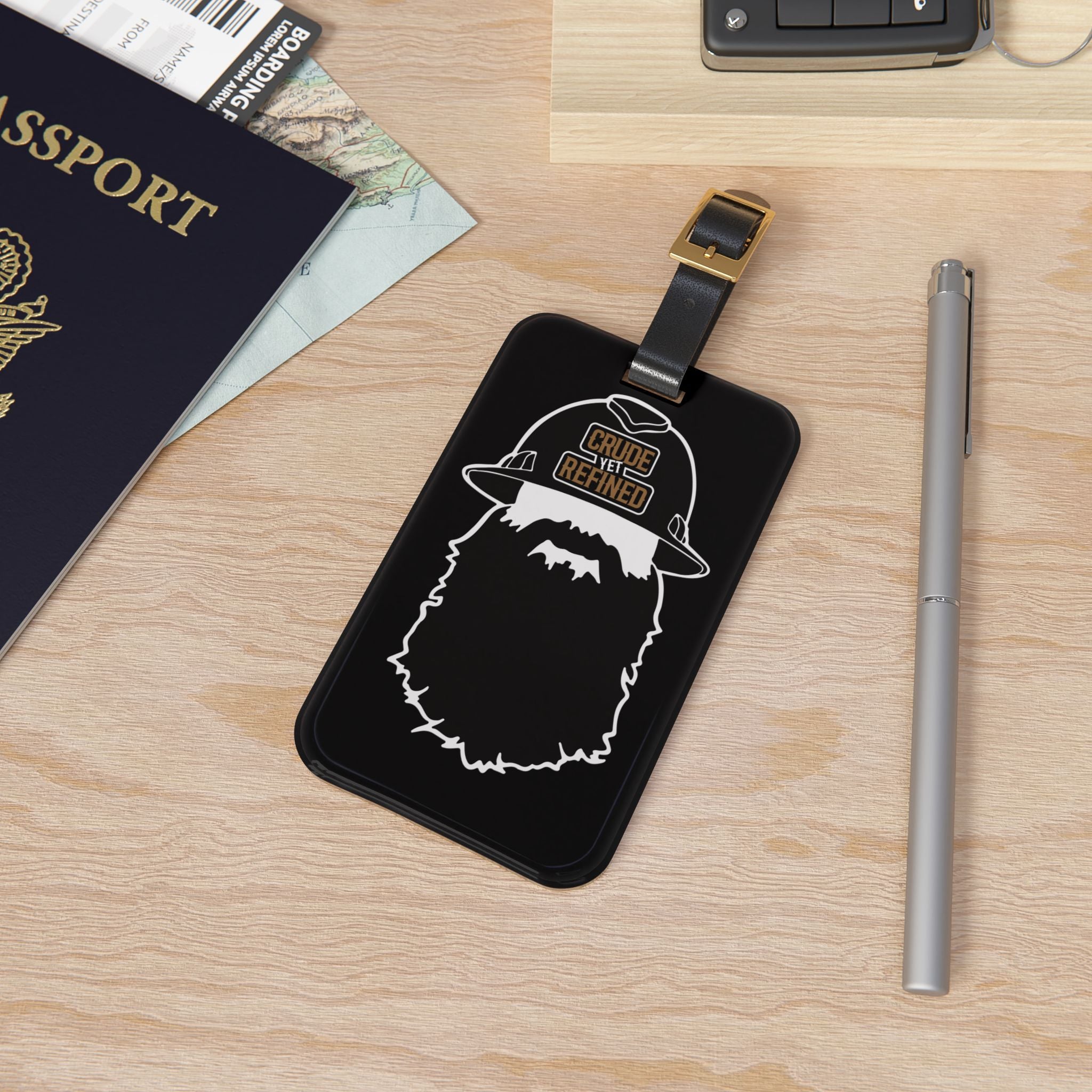 Luggage Tag — “Crude Yet Refined” Design
