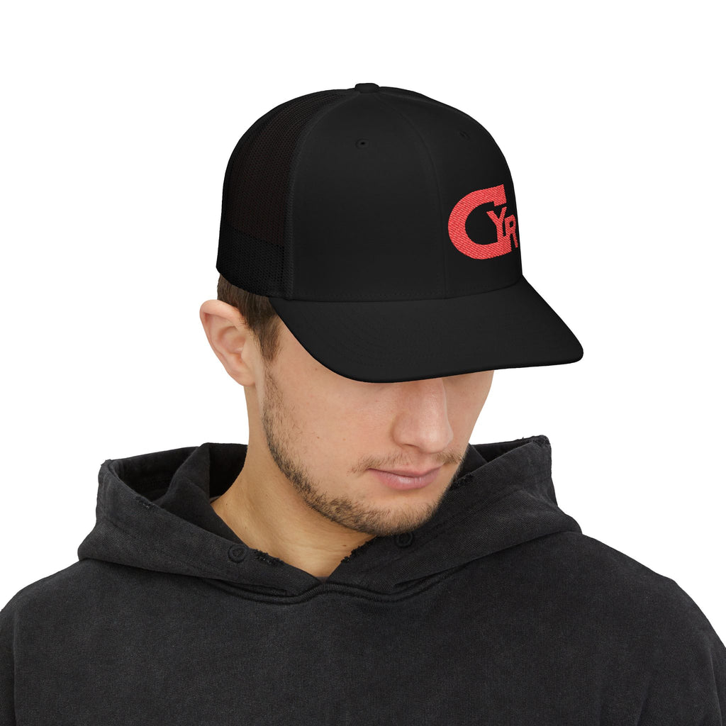 Embroidered CYR Logo Trucker Snapback Cap