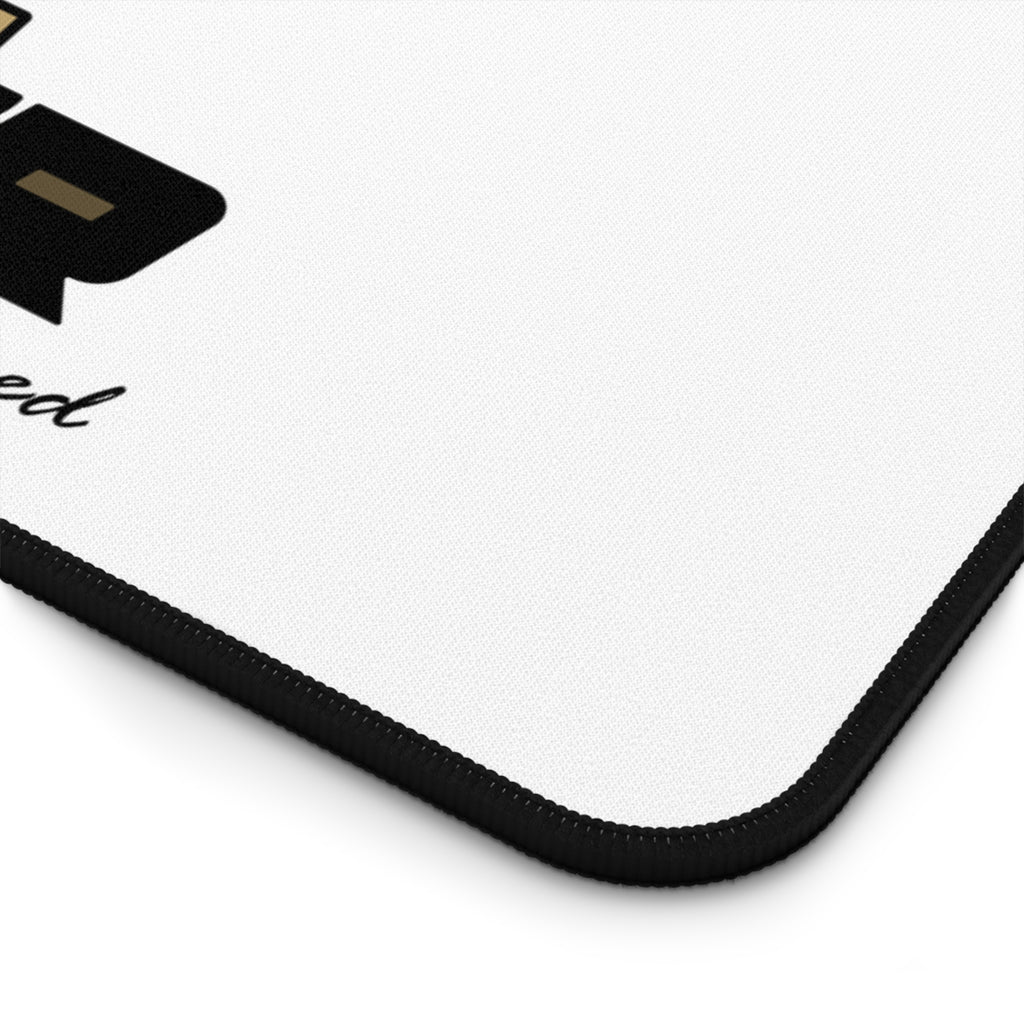 Tree Hugger Desk Mat — Beard Logo & Cross Emblem Mouse Pad