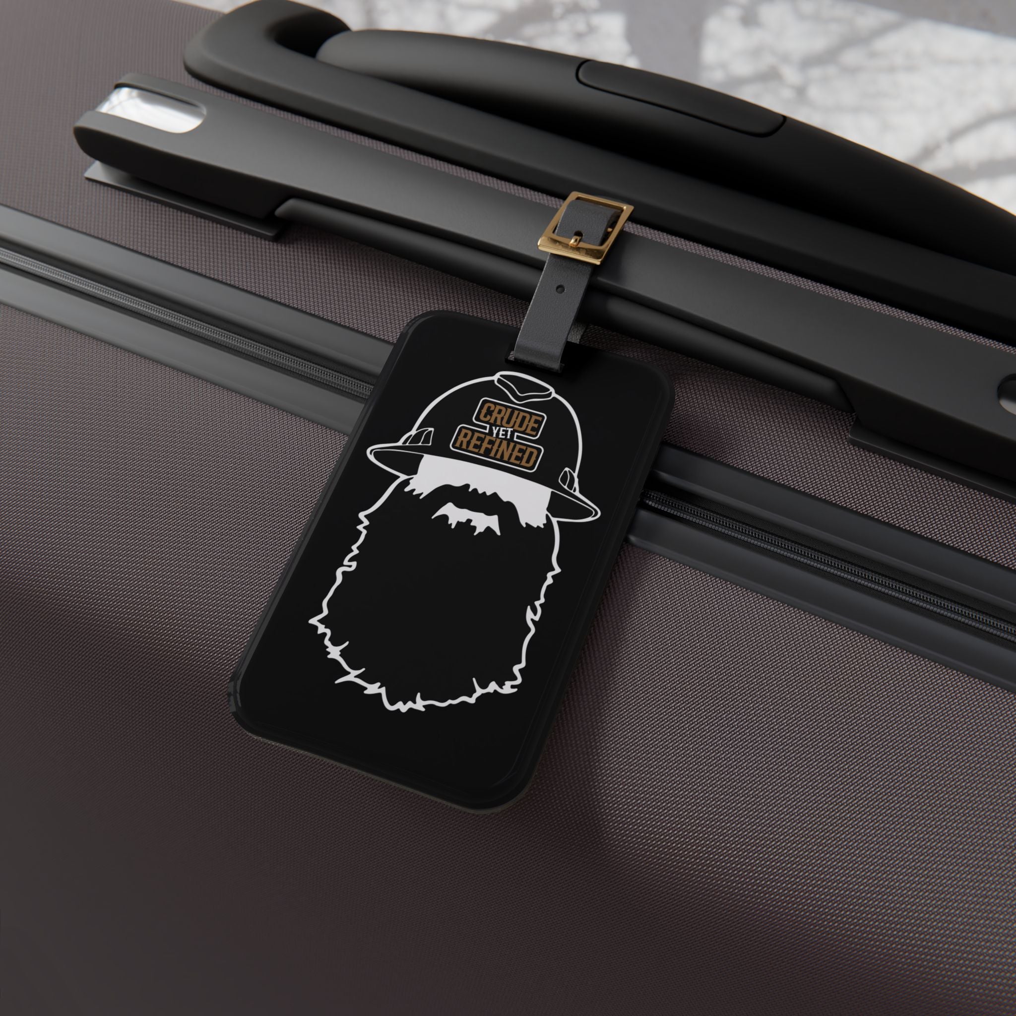 Luggage Tag — “Crude Yet Refined” Design