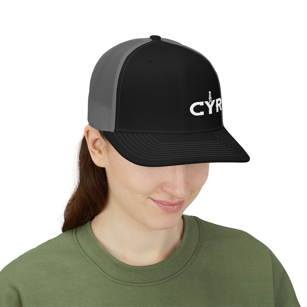 CYR Embroidered Trucker Cap — Snapback Mesh Hat