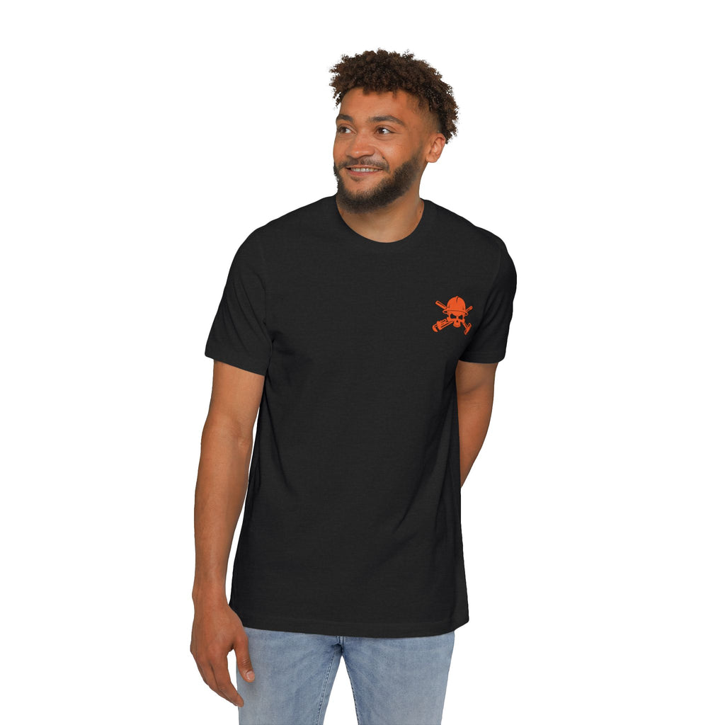 Tree Hugger T-Shirt — ‘Crude Yet Refined’ Oilfield Cross Design