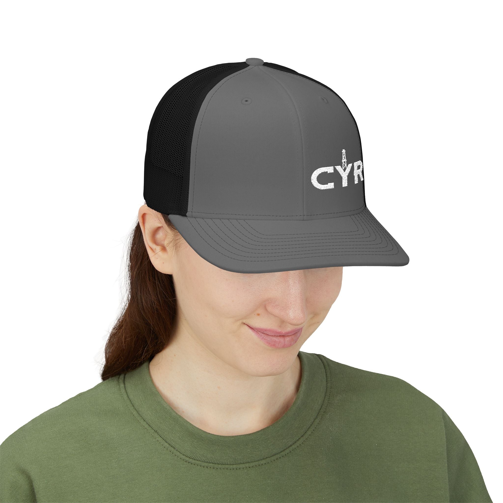 CYR Embroidered Trucker Cap — Snapback Mesh Hat