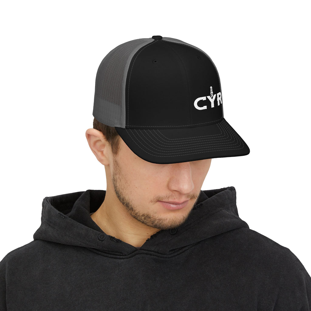 CYR Embroidered Trucker Cap — Snapback Mesh Hat