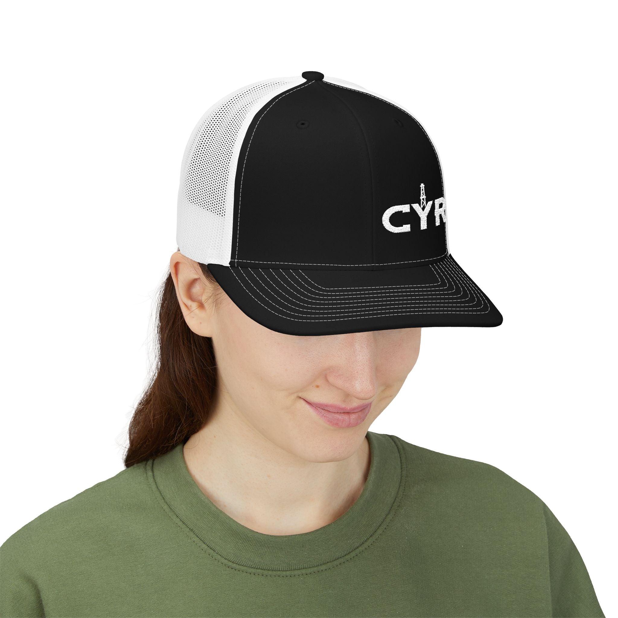 CYR Embroidered Trucker Cap — Snapback Mesh Hat