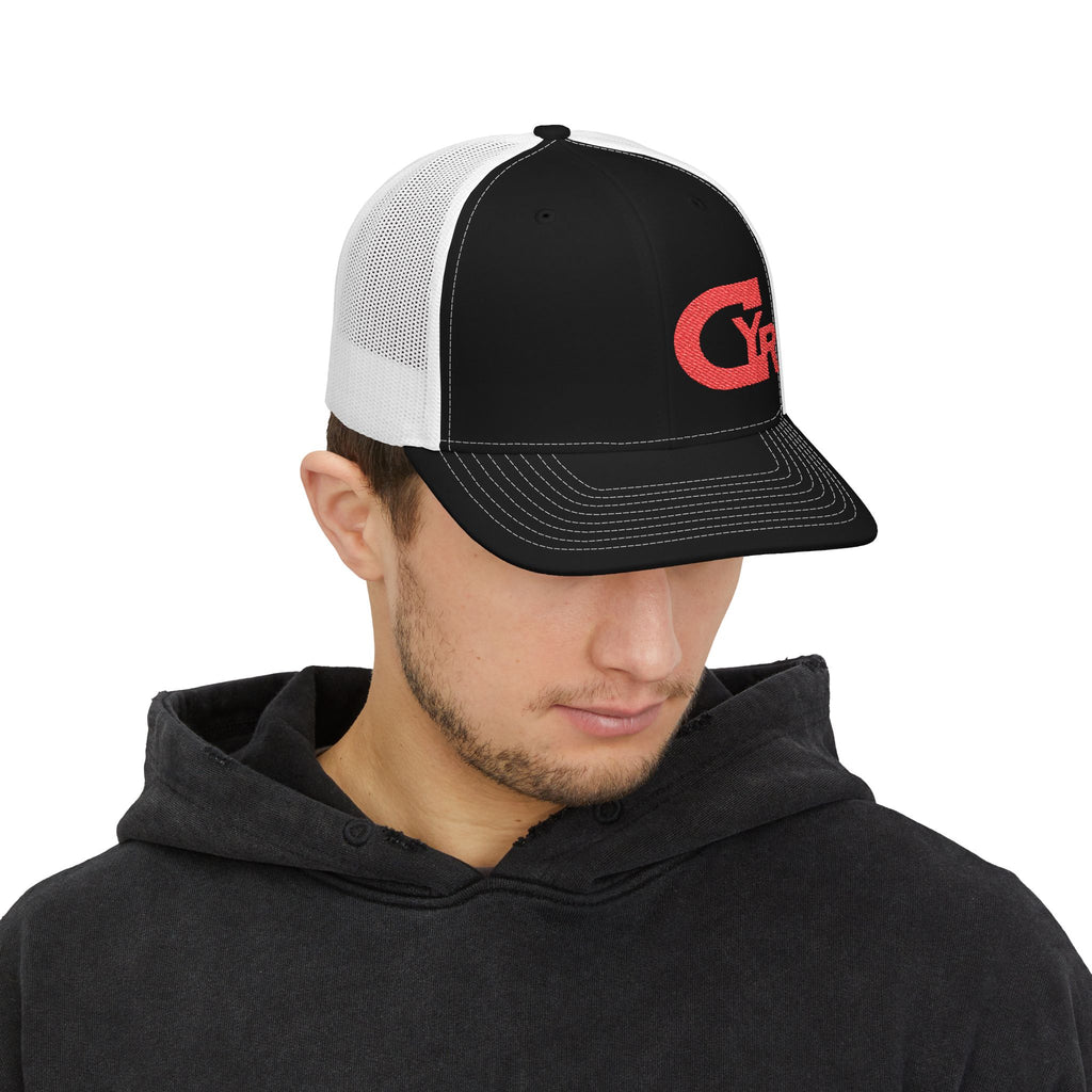 Embroidered CYR Logo Trucker Snapback Cap