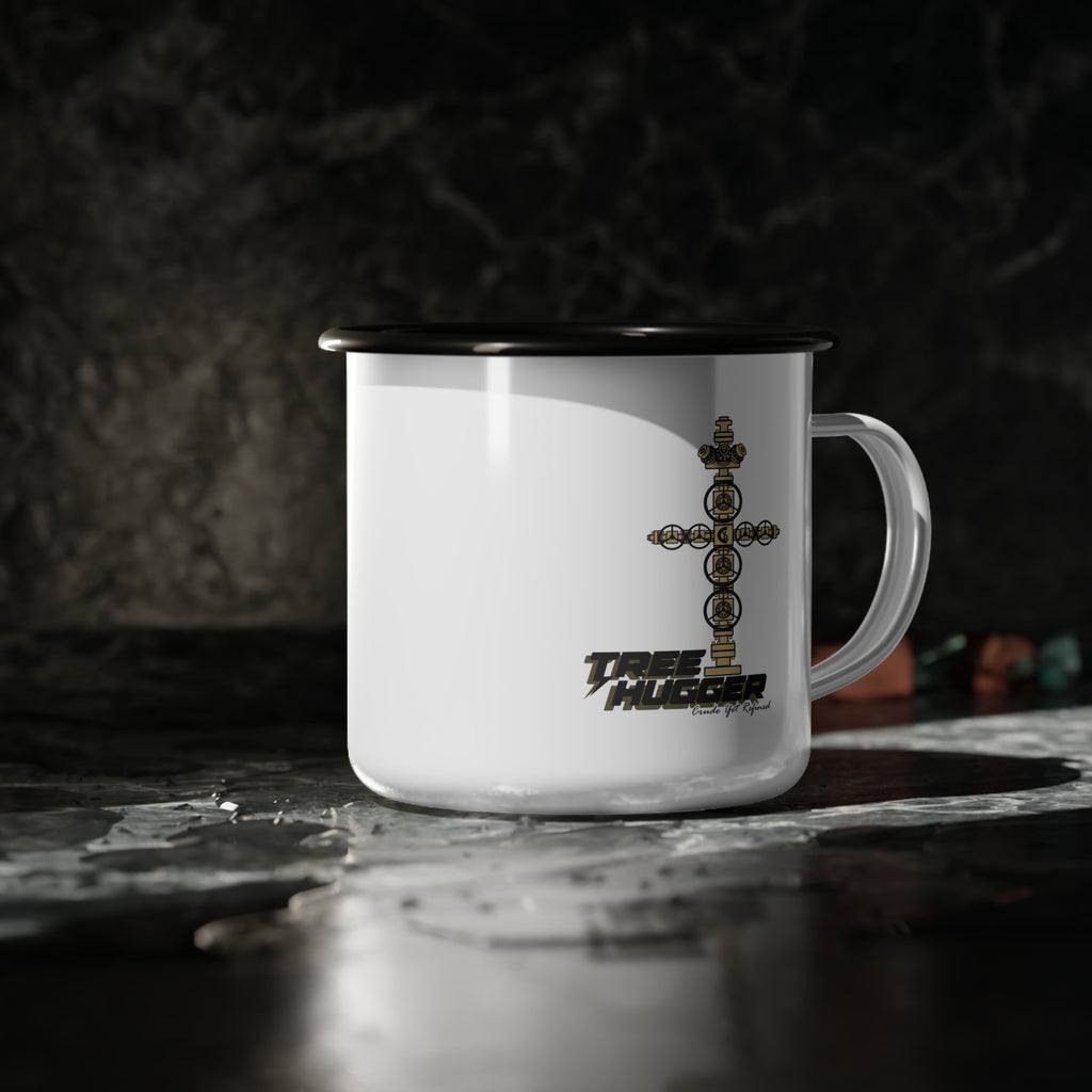 Enamel Camp Cup — "Crude Yet Refined" Camper Mug